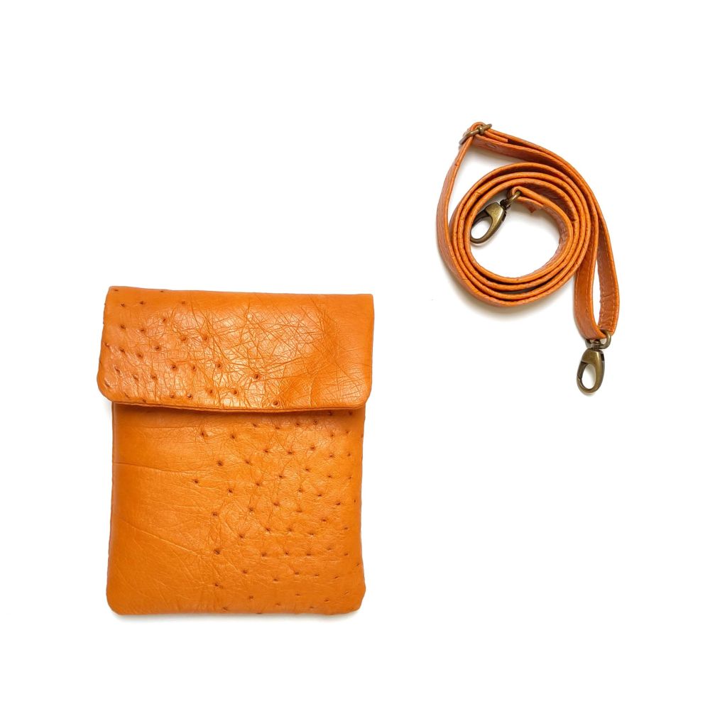 Crossbody Struisvogelleer - Afbeelding 5