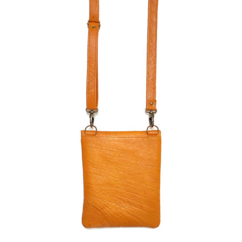 Crossbody Struisvogelleer - Afbeelding 4