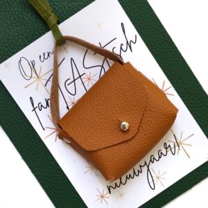 Ansichtkaart mini tas - NIEUWJAAR