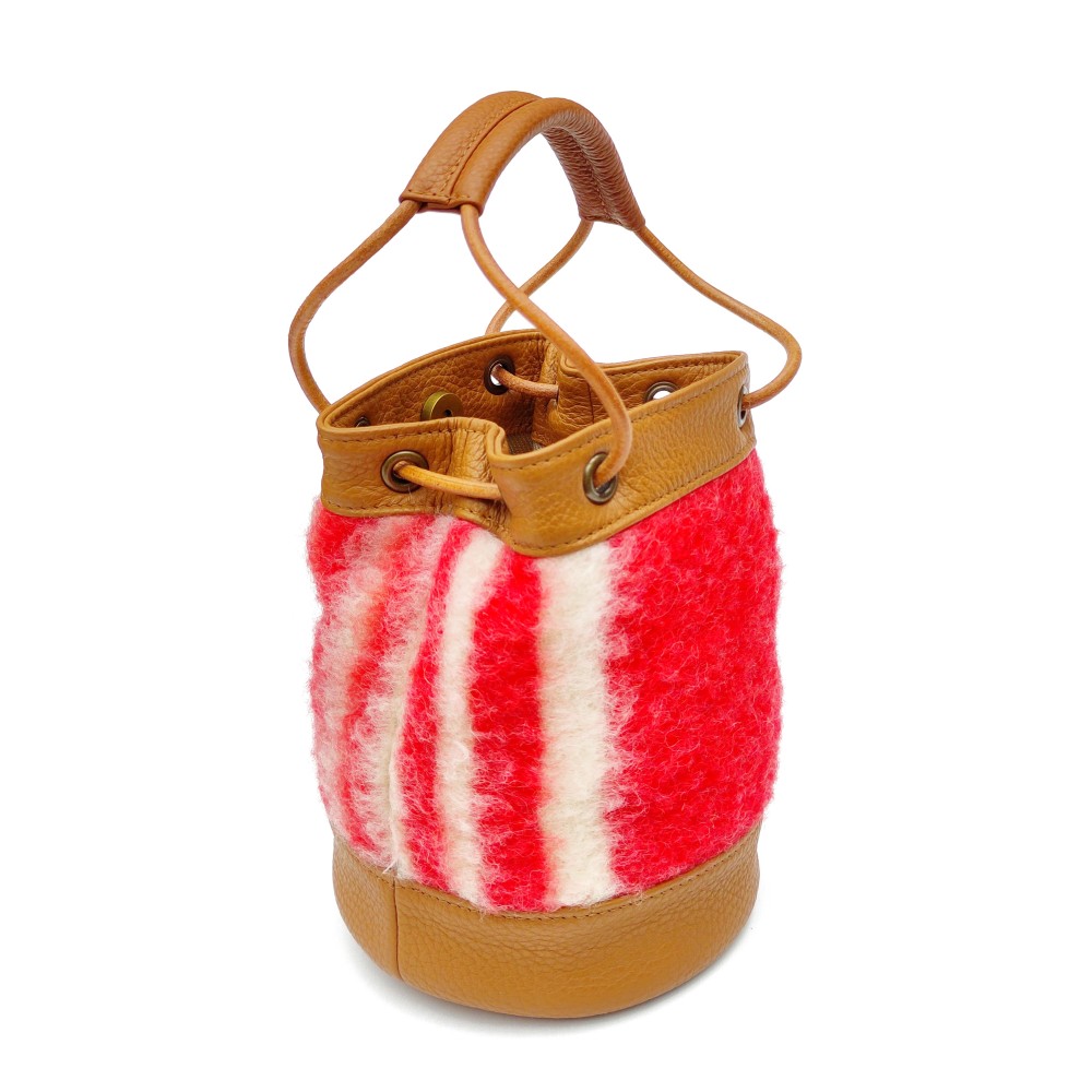 Bucket bag Marine Bruin - Afbeelding 2